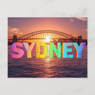 Sidney australia postcard