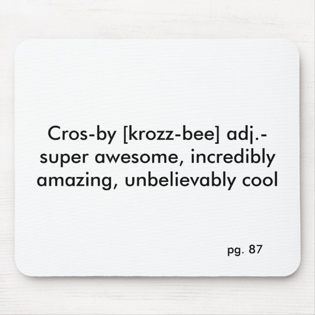 sidney crosby definition mouse mat (Front)