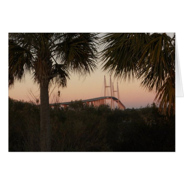 Sidney Lanier Bridge at Sunset (Front Horizontal)
