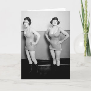 Sidney Lust Girls Vintage 1919 Glamour Photo Card