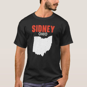SIDNEY Ohio USA State America Travel Ohioan T-Shirt