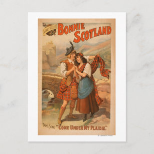 Sidney R. Ellis' Bonnie Scotland Scottish Play Postcard