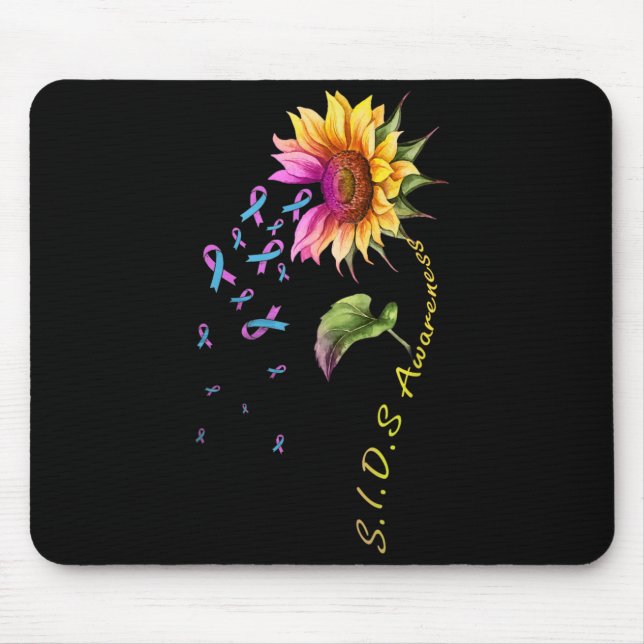Sids Awareness Suower Shirt Mouse Mat (Front)