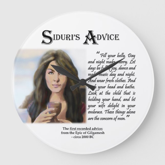 Siduri's Advice Clock (Front)