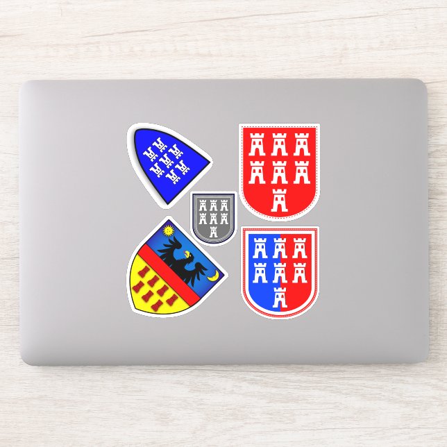 Siebenbürger Wappen Sticker (Computer)