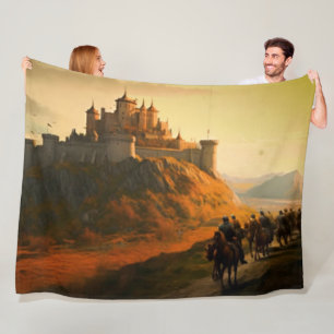 SIEGE of CASTLE Fleece Blanket