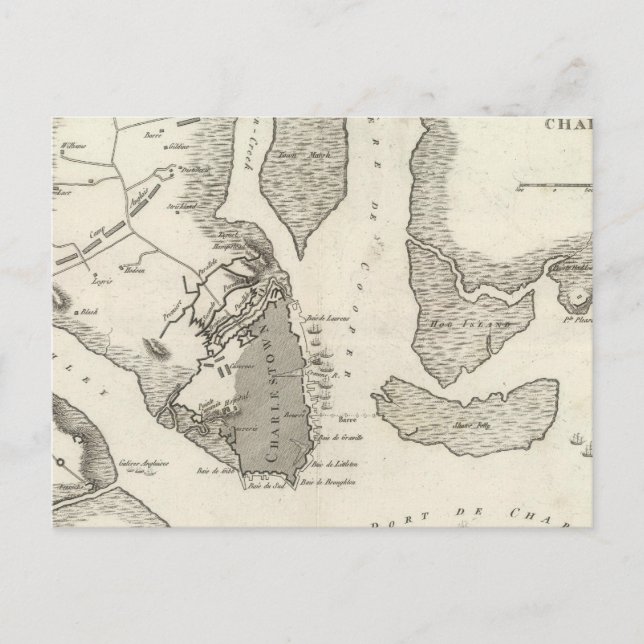 Siege of Charleston Postcard (Front)