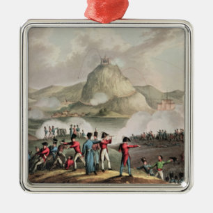 Siege of San Sebastian,  engraved by Thomas Metal Tree Decoration