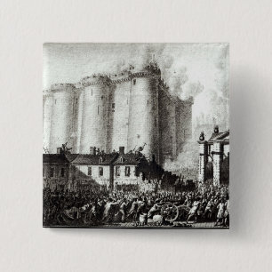 Siege of the Bastille, 14th July 1789 15 Cm Square Badge