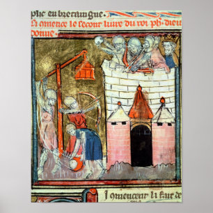 Siege of the Chateau de Chinon Poster