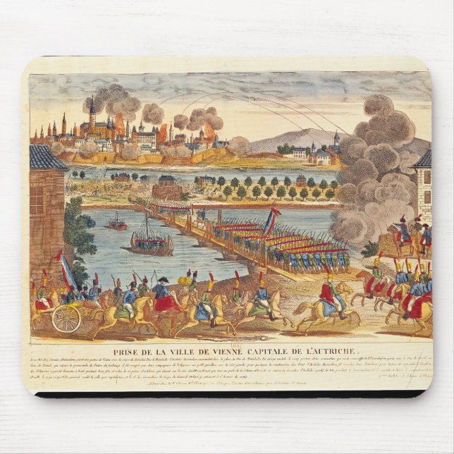 Siege of Vienna, 10th May 1809 Mouse Mat (Front)