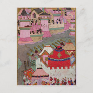 Siege of Vienna by Suleyman I  the Magnificent Postcard