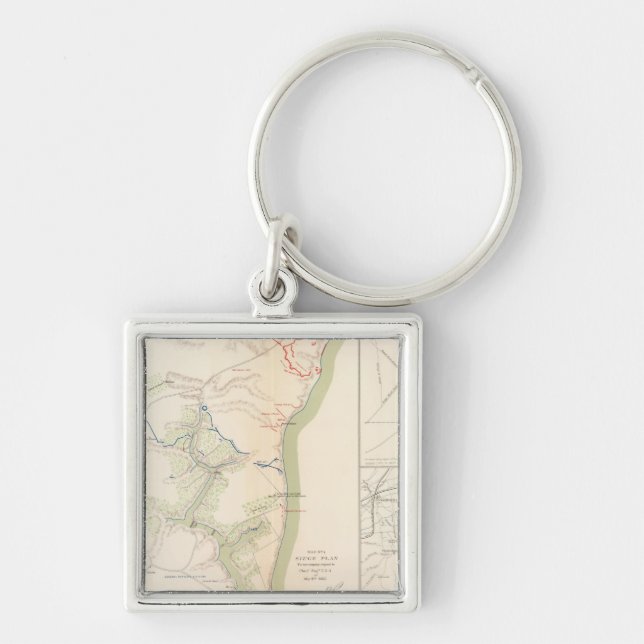 Siege of Yorktown Key Ring (Front)