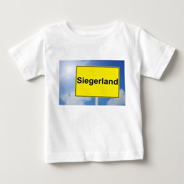 Siegerland Shield with sky background Baby T-Shirt (Front)
