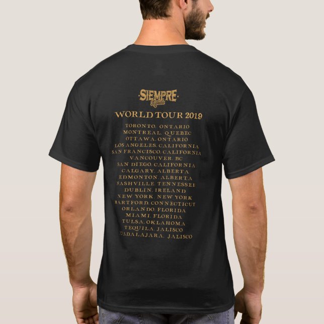 Siempre Rock Band Tee (Back)