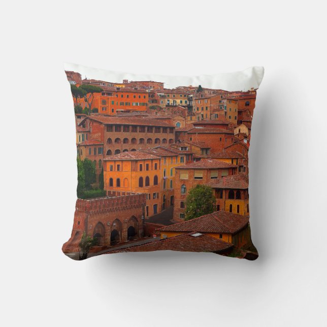 Siena Cityscape Tuscany Italy Cushion (Front)
