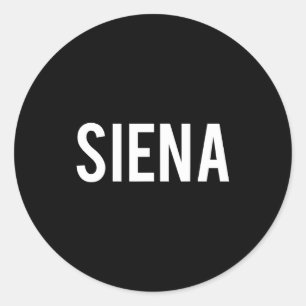 Siena - Cool New Funny Name Fan Gift Tee Classic Round Sticker
