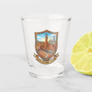 Siena Historic Centre Italy Shot Glass