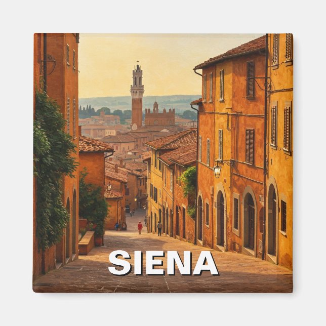 Siena Italy Travel Magnet (Front)