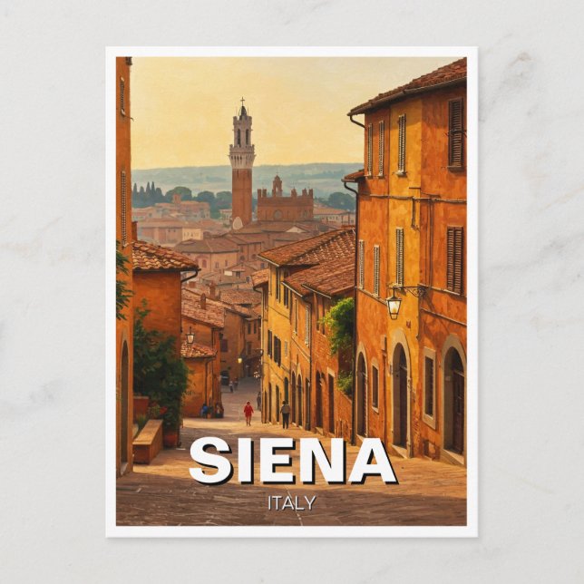Siena Italy Travel Postcard (Front)