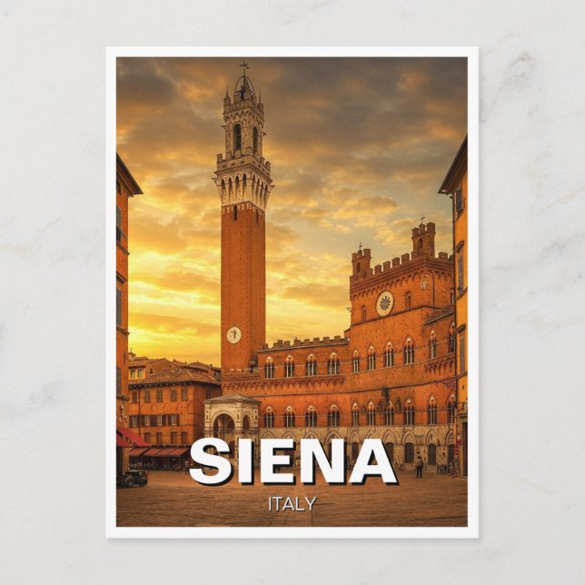 Siena Italy Travel Postcard (Front)