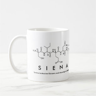Siena peptide name mug