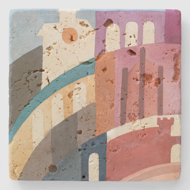Siena | Sophie Taeuber-Arp | Stone Coaster (Front)