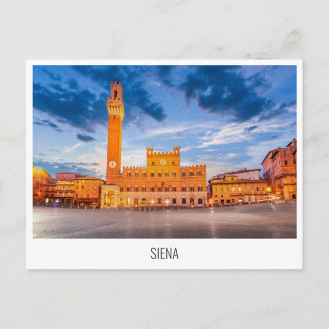 Siena, Tuscany, Italy postcard (Front)
