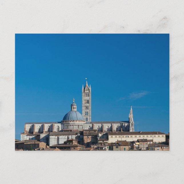 Siena's Dome profile, Italy Postcard (Front)
