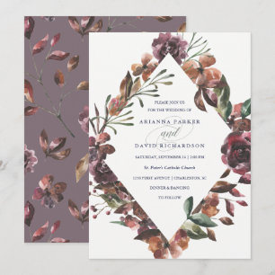 Sienna Botanical Wedding Invitation