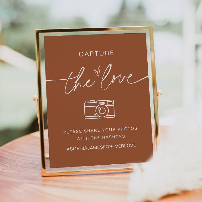 SIENNA Capture The Love Wedding Hashtag Sign (Creator Uploaded)