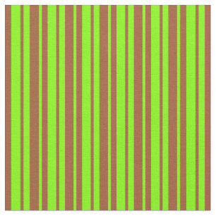 Sienna & Chartreuse Stripes Fabric