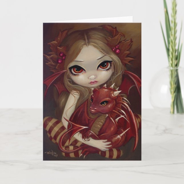 "Sienna Dragonling" Greeting Card (Front)