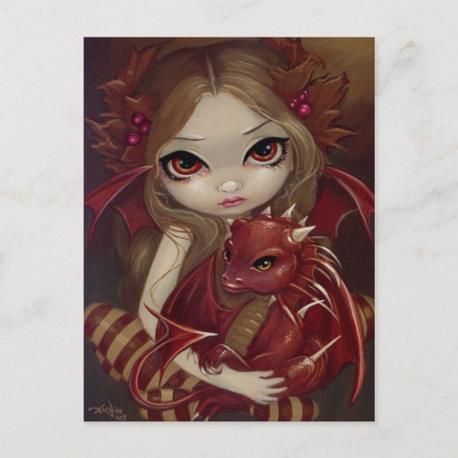 "Sienna Dragonling" Postcard (Front)