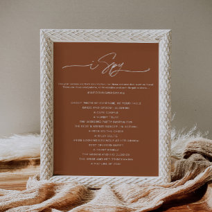 SIENNA I Spy Wedding Hashtag Sign