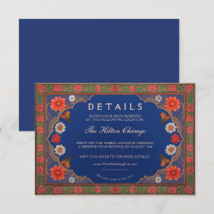 SIENNA I : Wedding Details Card