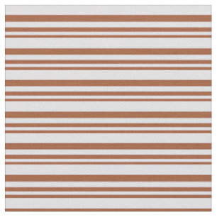 Sienna & Lavender Coloured Striped/Lined Pattern Fabric