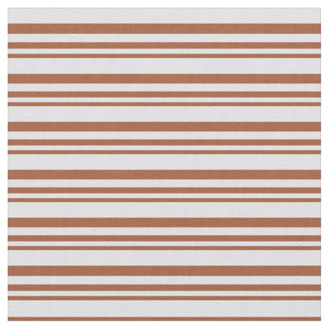 Sienna & Lavender Coloured Striped/Lined Pattern Fabric (Close Up)
