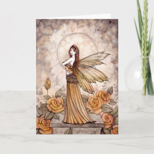 Sienna Rose Fairy Card by Molly Harrison