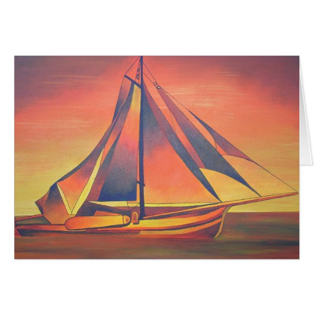 Sienna Sails at Sunset (Front Horizontal)
