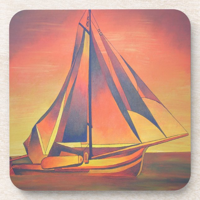 Sienna Sails at Sunset Coaster (Front)