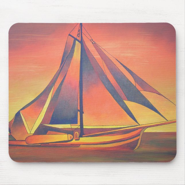Sienna Sails at Sunset Mouse Mat (Front)