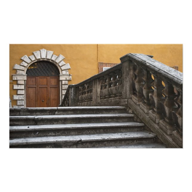 Sienna, Tuscany, Italy - Low angle view of Photo Print (Front)