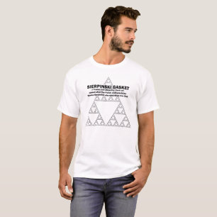 Sierpinski gasket: Sierpinski triangle: fractal T-Shirt