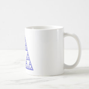 Sierpinski triangle coffee mug