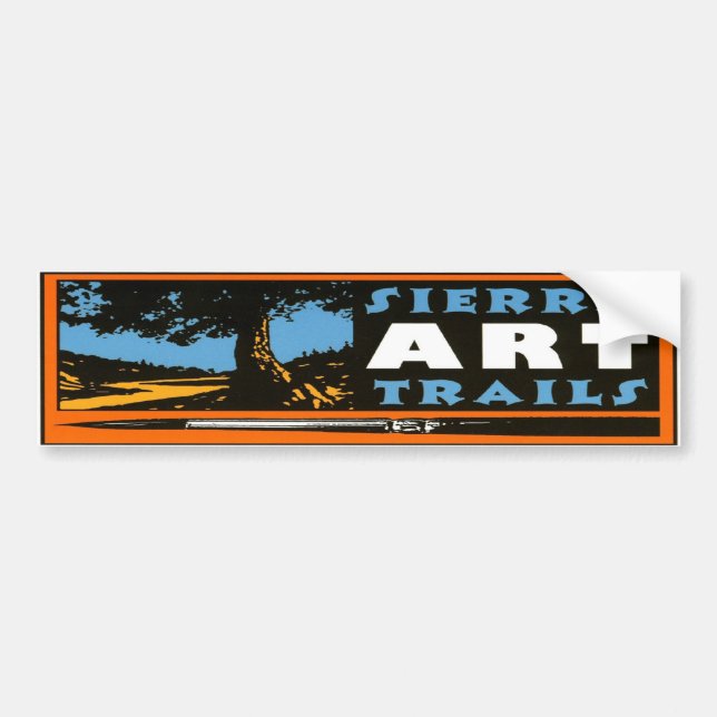 Sierra Art Trails Bumpersticker Bumper Sticker (Front)