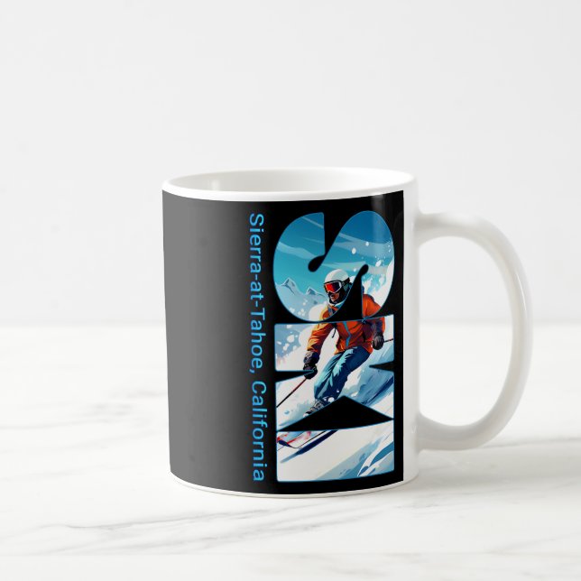 Sierra-at-tahoe Cool Skiing Vacation Ski Outdoor S Coffee Mug (Right)