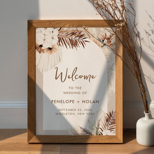 SIERRA Bohemian Wedding Welcome Poster Sign (Creator Uploaded)