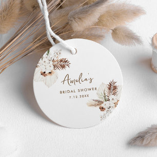 SIERRA Bohomian Bridal Shower Favour Tags