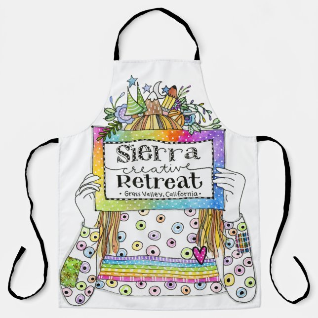 Sierra Creative Retreat All-Over Print Apron (Front)